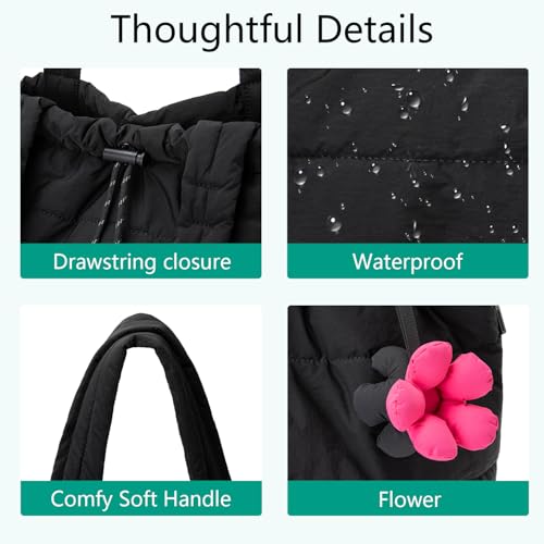 Bolso Tote acolchado para mujer elegante y práctico miniatura 6