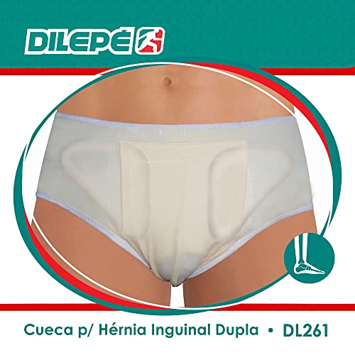Cueca para Hernia, Transparente, Dilepe