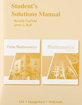Paperback Student Solutions Manual for Finite Mathematics and Mathematics with Applications Book