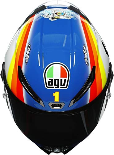 Agv Pista Gp Rr Winter Test 2005 Adult Off-Road Motorcycle Helmet - Black Iridium / Large #TOP2