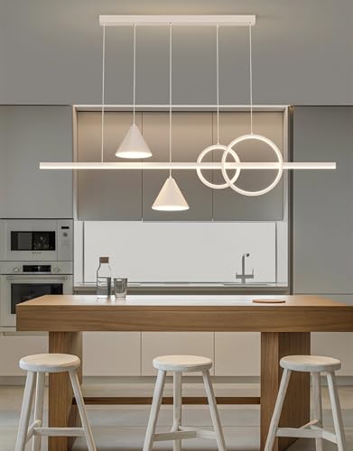 Suspension LED moderne avec télécommande pour ajuster la hauteur du plafond - 5