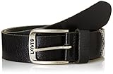 Classic Top Logo Bückle Levi\'s Herren Classic Top Logo Buckle Gürtel, Schwarz (Black), 100 cm (Herstellergröße: 100)