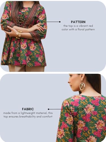 Leriya Fashion Women's Regular Fit Western Top - Image 4 thumbnail