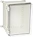 BUD Industries NBF-32222 Plastic Indoor NEMA Economy Box 13.78" L x 9.84" W x 5.90" H, Gray