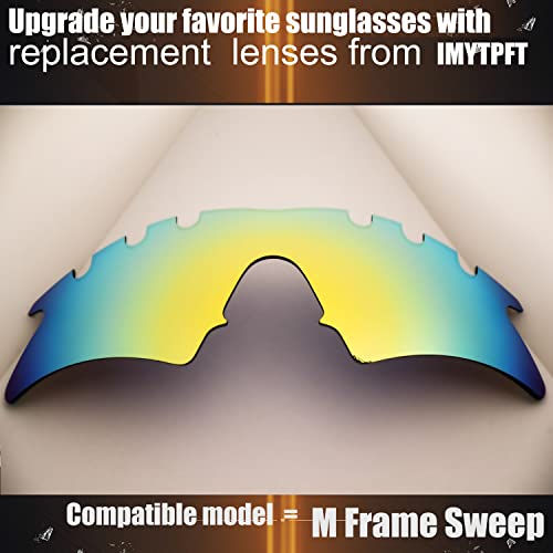 Verres M Frame Sweep polarisés Or 24k ventilés - Lot de 2 taille unique