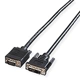 Le câble peut être utilisé dans les deux directions de transmission. VGA vers DVI-I ou DVI-I vers VGA.