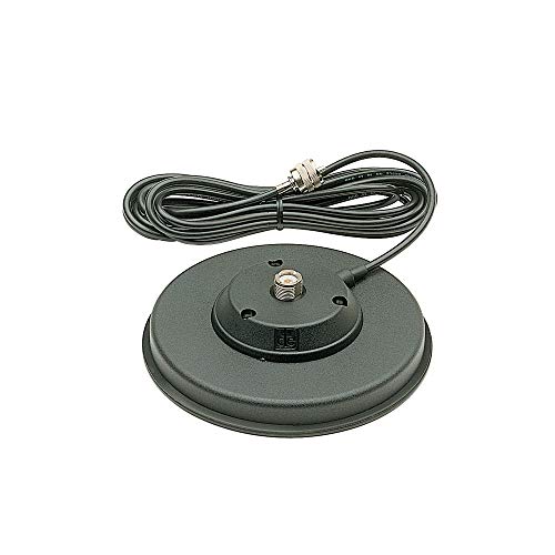 Midland - Support Magnétique 120/PL pour Antenne CB, Couverture Caoutchouc Anti Rayure, Connecteur PL Diamètre 12cm Compatible avec M-Mini Alan 42 DS CB GO USB Alan 42 DS Lithium, Accessoires Radio