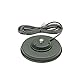 Midland T036 Magnetbasis für Antenne, 120 mm, schwarz