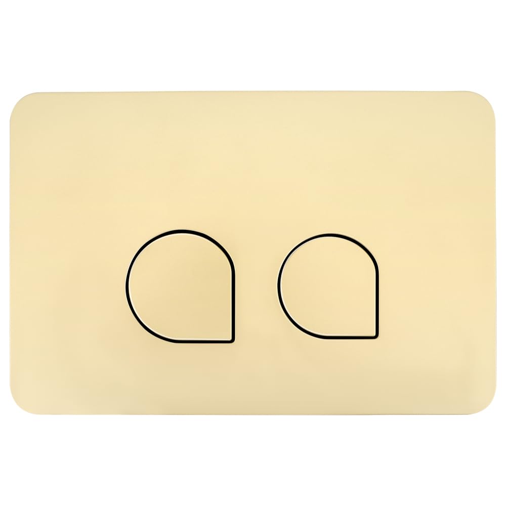 Placca di Comando WC Geberit Sigma 01 246×164 mm Doppio Scarico Dorato