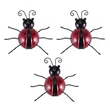 Ihr Marienkäfer bringt Farbe in jeden Garten und kann an Bäumen, auf der Veranda, am Zaun oder an der Seite des Hauses befestigt werden