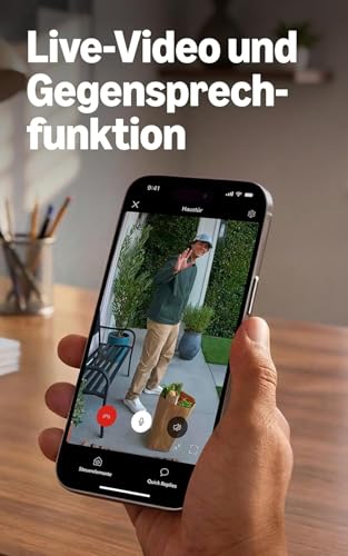 Ring Wired Video Doorbell (neueste Gen.) | Mit Netzteil | Videotürklingel-Kamera mit Retinal 2K und optimiertem Zoom (bis zu 6x)… – Ansicht 4