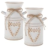 Vase de salle de bain – idéal pour les compositions au jardin, la décoration intérieure ou comme objet décoratif, ce vase offre de multiples possibilités de style et s'intègre parfaitement à une étagère de style campagnard