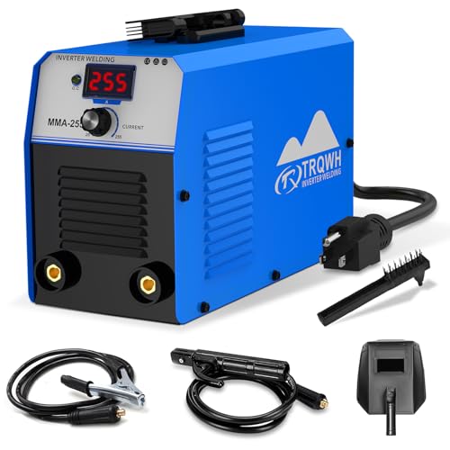 Image of TRQWH MMA255A Mini Welding Machine 200A 110V Stick Welder ARC Welder Machine IGBT Inverter MMA Welder Portable Welding Machine Hot Start for Beginners and Professionals