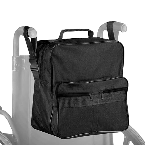 XFLYP Bolsa para Silla de Ruedas, Bolsa de almacenamiento para Accesorios de Silla de Ruedas, Mochila Silla de Ruedas Impermeable y Práctico para Sillas de ruedas eléctricas, Andadores