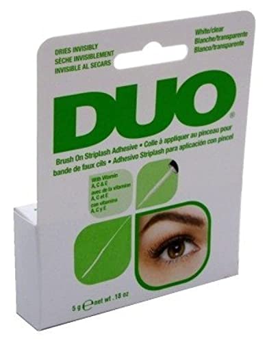 Colle faux cils Duo yeux sensibles sans traces blanches aux vitamines lot de 6