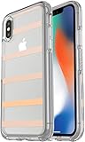 OtterBox Symmetry Series Slim Case for iPhone Xs & iPhone X - Non-Retail Packaging Clear/Inside The Lines