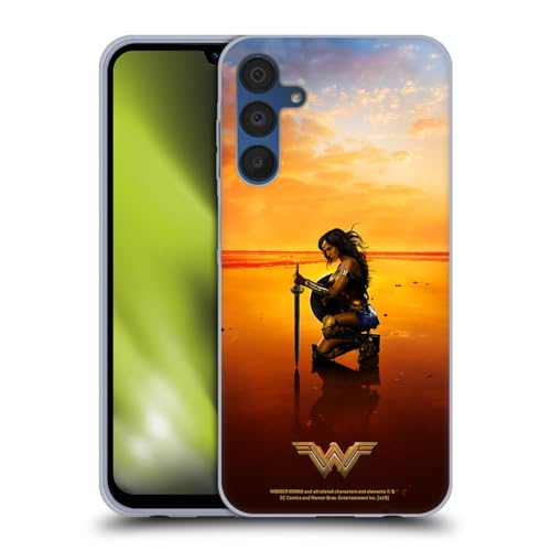 Funda Samsung Galaxy A15 Wonder Woman silicona suave duradera