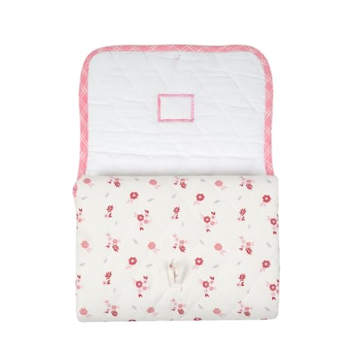 Image of Tidy Sleep Portable Diaper Changing Mat /Pad for Newborns & Infants Baby 0-24 Months Light Weight, Portable, Water Proof (Blossom Pink)