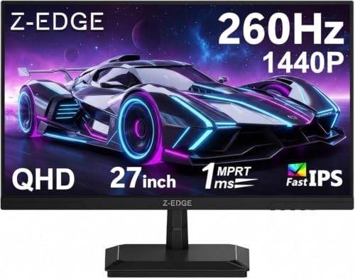 Amazon.co.jp: Z Z-Edge ゲーミングモニター 27型 260Hz IPS WQHD