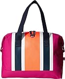 Tommy Hilfiger Womens Stripes Canvas Weekender