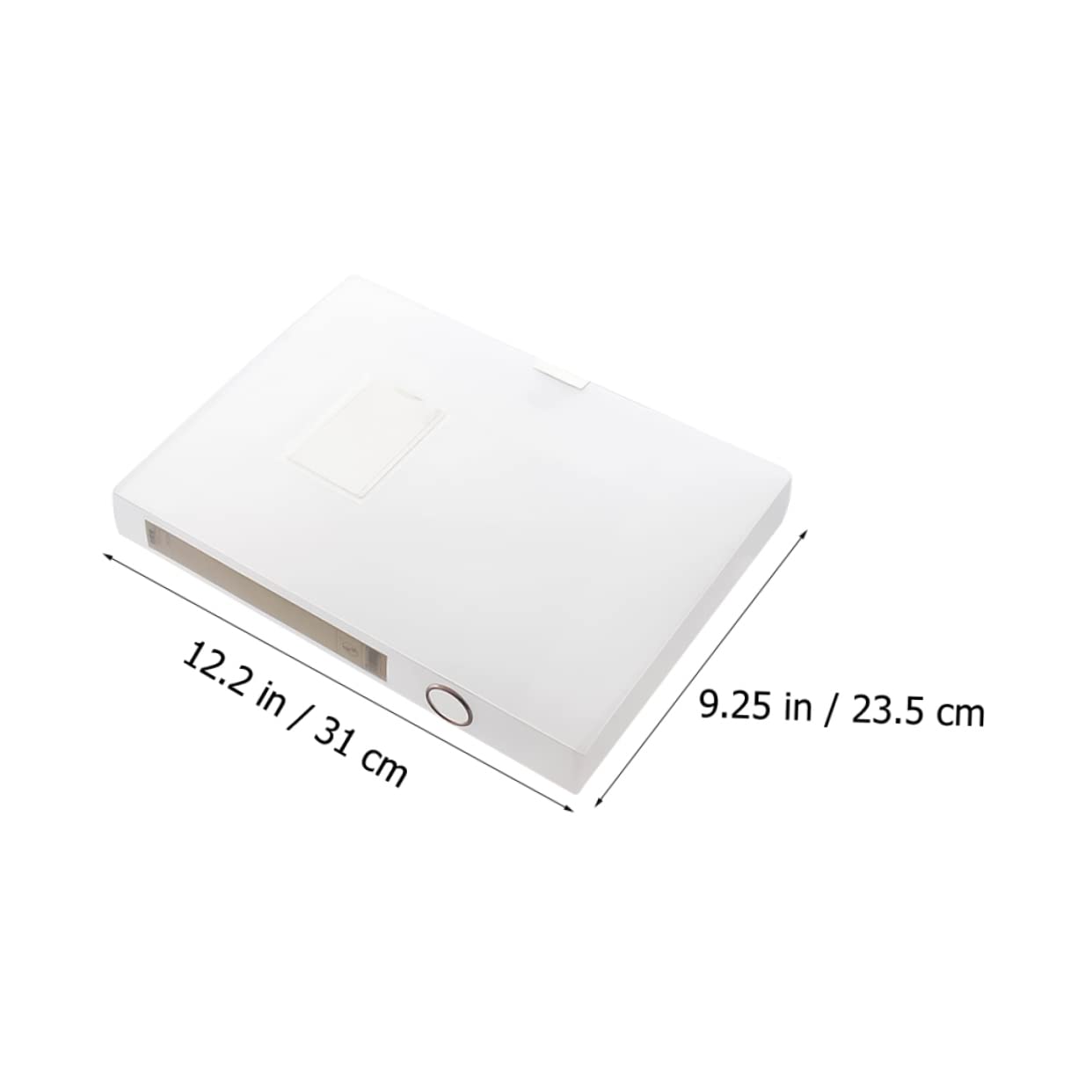 NUOBESTY 4piezas Cajas Transparentes De Almacenamiento Organizador De Archivos Para y