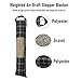 Buracoli Fabric Under Door Draft Stopper Weighted Air Draft Stopper Blocker for Door and Window, Decorative Wind Stopper with Hanging Rope, 32.7inch Wind Dust and Heat Preventer Durable