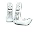 Produktbild Gigaset AS470A DUO Kabelloses Festnetz - Anrufbeantworter - 2 Mobilteile - Weiß, Französisch
