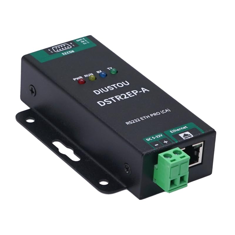 Adaptateur RS232 vers Ethernet industriel isolé en boîtier alliage - 3