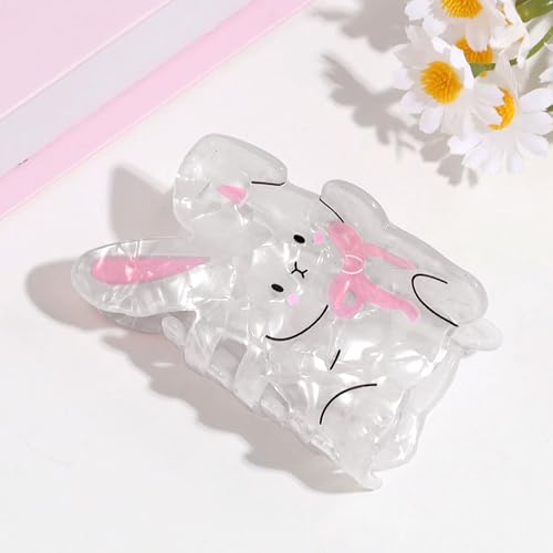 Pinzas para cabello con diseño de conejo Bunny miniatura 3