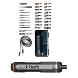 Professioneller 7-Gang Akkuschrauber Ergonomischer Wiederaufladbarer Akku Und Magnetische Halterungen Für Präzises Arbeiten. Akku Bohrschrauber