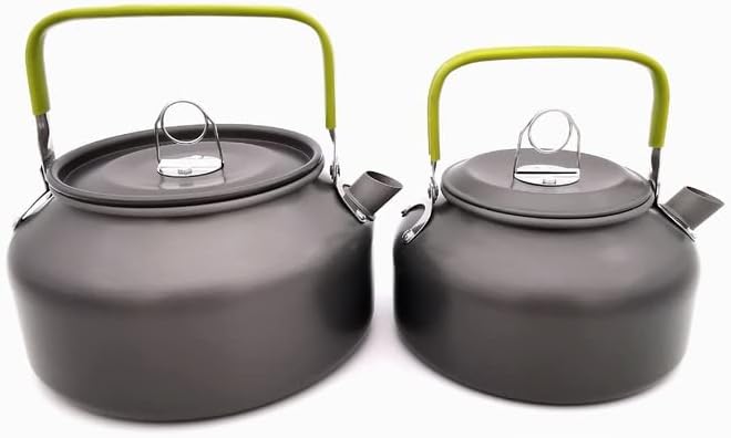 Outdoor Camping Portable 0.8-1.2L Aluminum Alloy Quick Heating Lightweight Open Ultra Light Teapot Coffee Pot