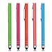 Produktbild AUZOSL Eingabestift 5 Stück Touchstift Stylus Pen Touchscreen Stift Kompatibel mit iPad/ iPad Pro/ iPad Air/ iPad Mini, iPhone, Huawei, Google Smartphone und Tablets