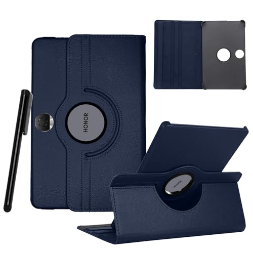 Heremore Custodia Cover Compatibile Con Honor Pad 9 12,1",360 Rotating Stand Case Premium Pelle Sottile E Leggera