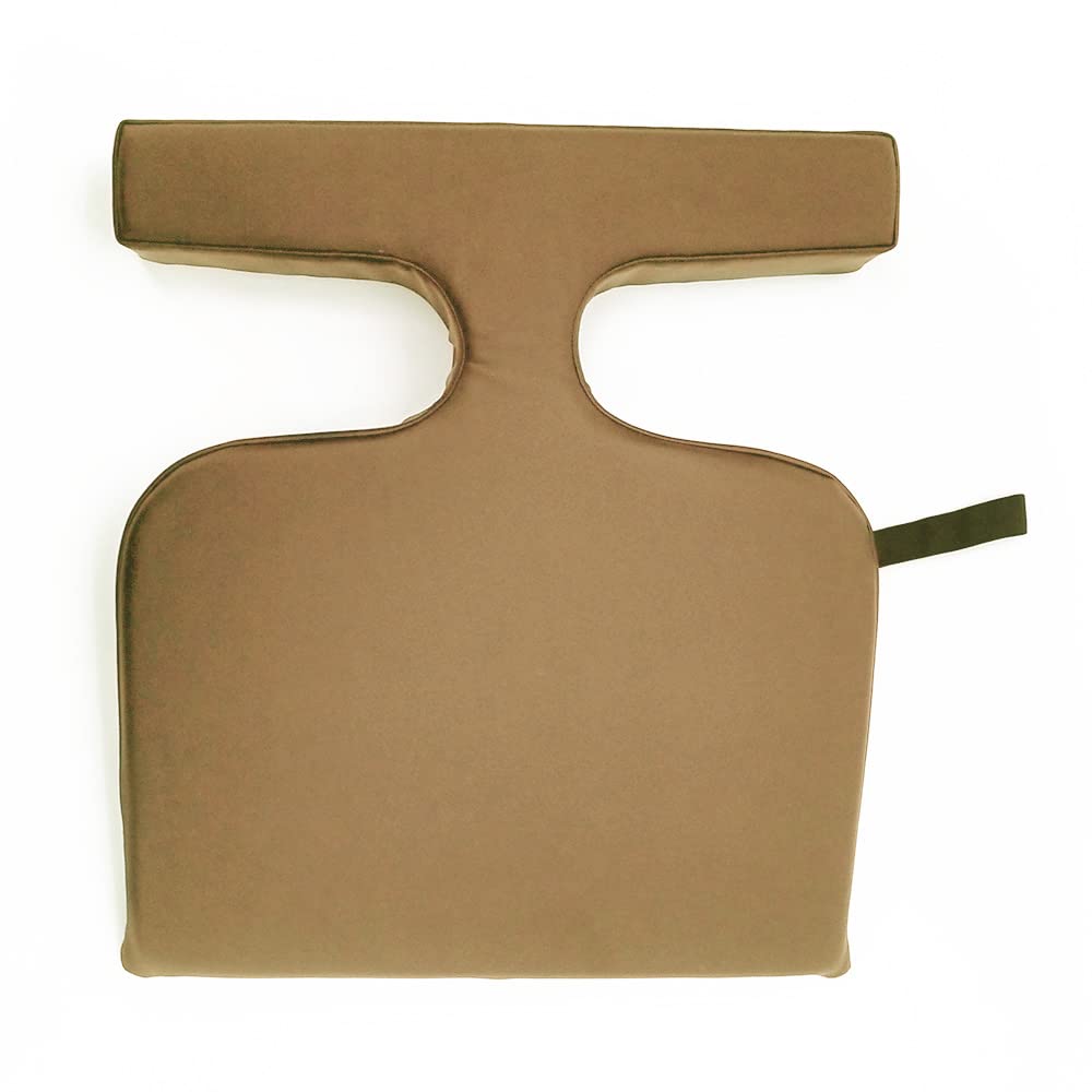 Royal Massage Cojín de cuña en T, almohada femenina para terapia de masaje (nutria)