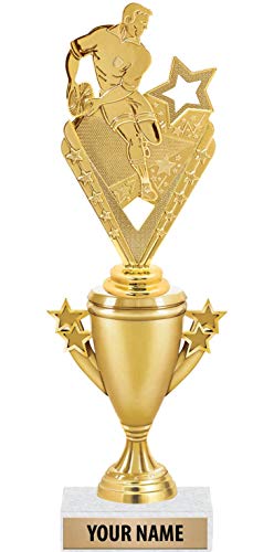 Crown Awards Rugby Trophies - Gold - Rugby Trophy Award -