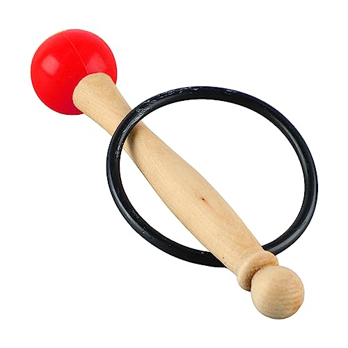 Bastão de Percussão de Malho de Borracha para Tigela de Cristal, Bastão de Percussão Com Cabo de Mad