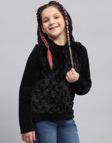 Image of Monte Carlo Girls Printed Round Neck Full Sleeve Sweatshirt (523063583)