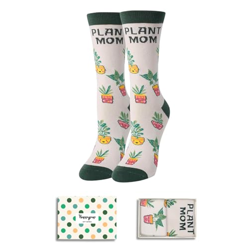 Zmart Plant Gifts - Funny Sunflower Plant Socks, Gardening Gifts for Women