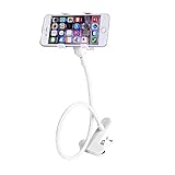 AMS Universal Cell Phone Holder, Clip Holder, Lazy Bracket Flexible Long Arms for All Mobile, Fit On Desktop Bed Mobile Stand for Bedroom, Office, Kitchen