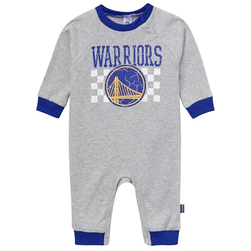 Gerber Unisex Baby NBA Team Coverall, Golden State Warriors, 6-9 Months