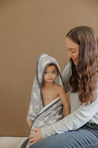 Image of Copper Pearl Hooded Bath Towels Premium Knit /Terry Cloth Baby Towels with Hood, Pockets, and Cool Designs - Great to Gift and Make Bath Time Fun - Baby Bath Towel, Timber