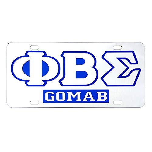 Desert Cactus Phi Beta Sigma Accessories Sigmas Metal Car Tag for Front or Rear of Vehicle (Car - 7609)