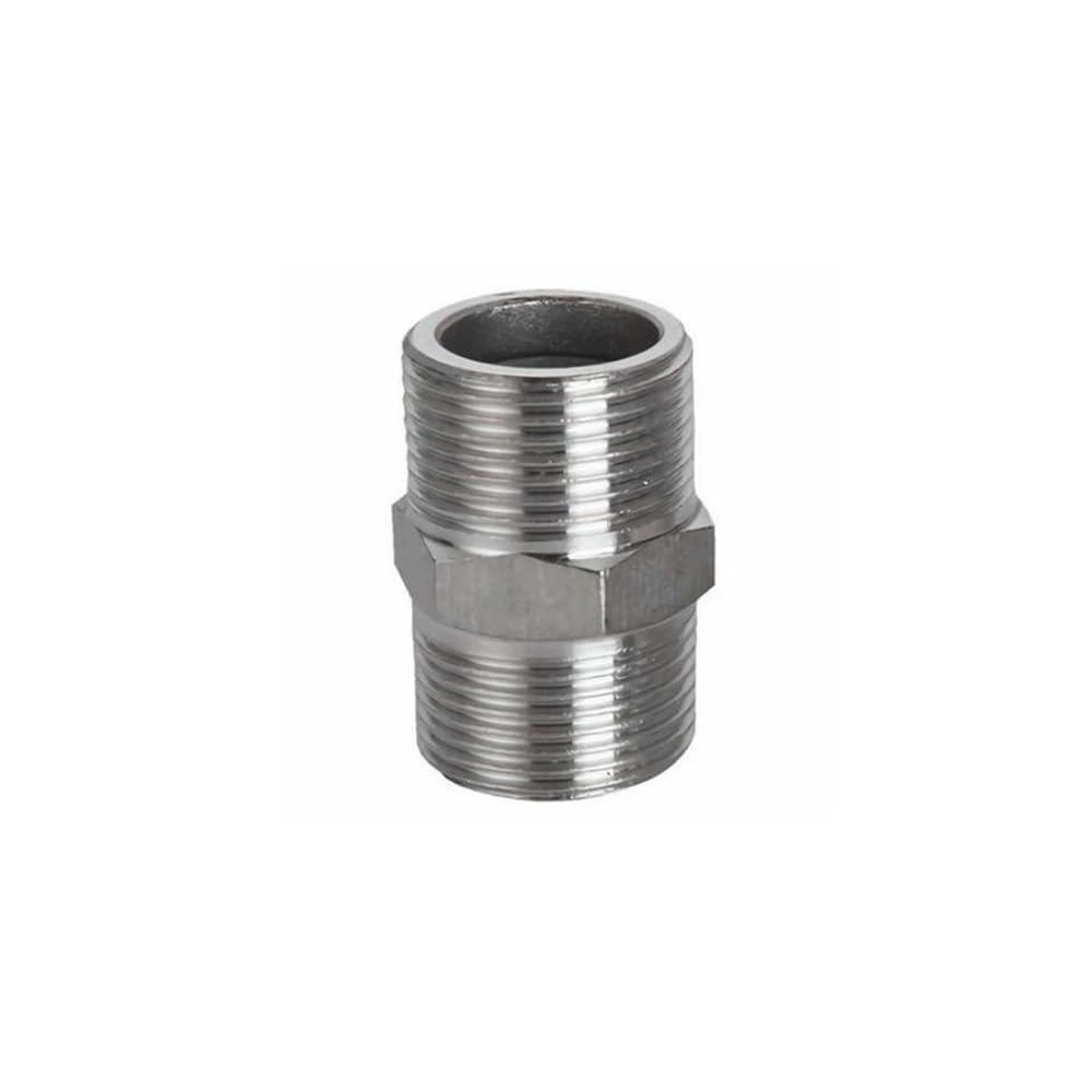 Conector de acoplamiento unión for tubería fundición agua, rosca macho NPT 1/8'' a 2'', acero inoxidable 304, DN6 a DN50(2")