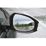 ClearView(クリアビュー) 2枚セット 親水フィルム ドアミラー サイドミラー 車用 防曇フィルム 汎用 楕円型 100mm x 150mm