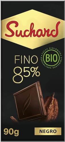 Suchard Fino Bio Tableta Fina de Chocolate Negro Bio 85% 90g