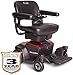 Pride Go-Chair Travel Power Wheelchair w/Avail ext warr incl Batteries (Ruby Red)