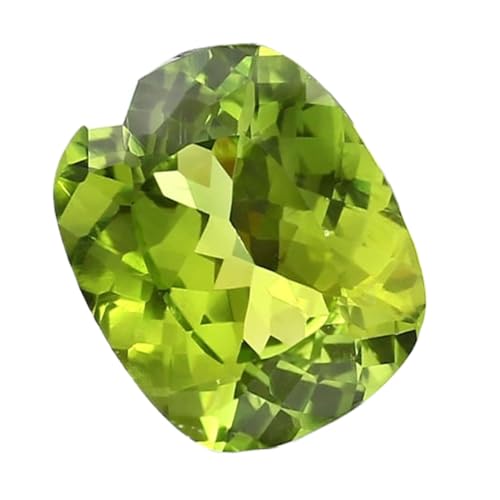 Pierre précieuse verte de Ceylan coussin 12x10mm pour création bijoux