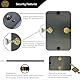 IRON HODL Steel Wallet (2x 24+1) + Testplatte, Schrauben, Siegel Sticker, Box - Recovery Seed Phrase Metallplatte Cold Wallet Crypto Bitcoin Wallet Hardware Wallet Crypto Steel Wallet Krypto Wallet