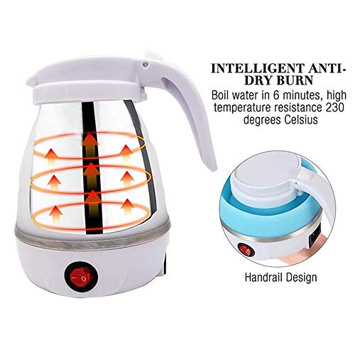 Updateclassic SYS-01 Travel Portable Foldable Electric Kettle, 0.6L Small Collapsible Hot Water Boiler For Coffee Tea thumb #2