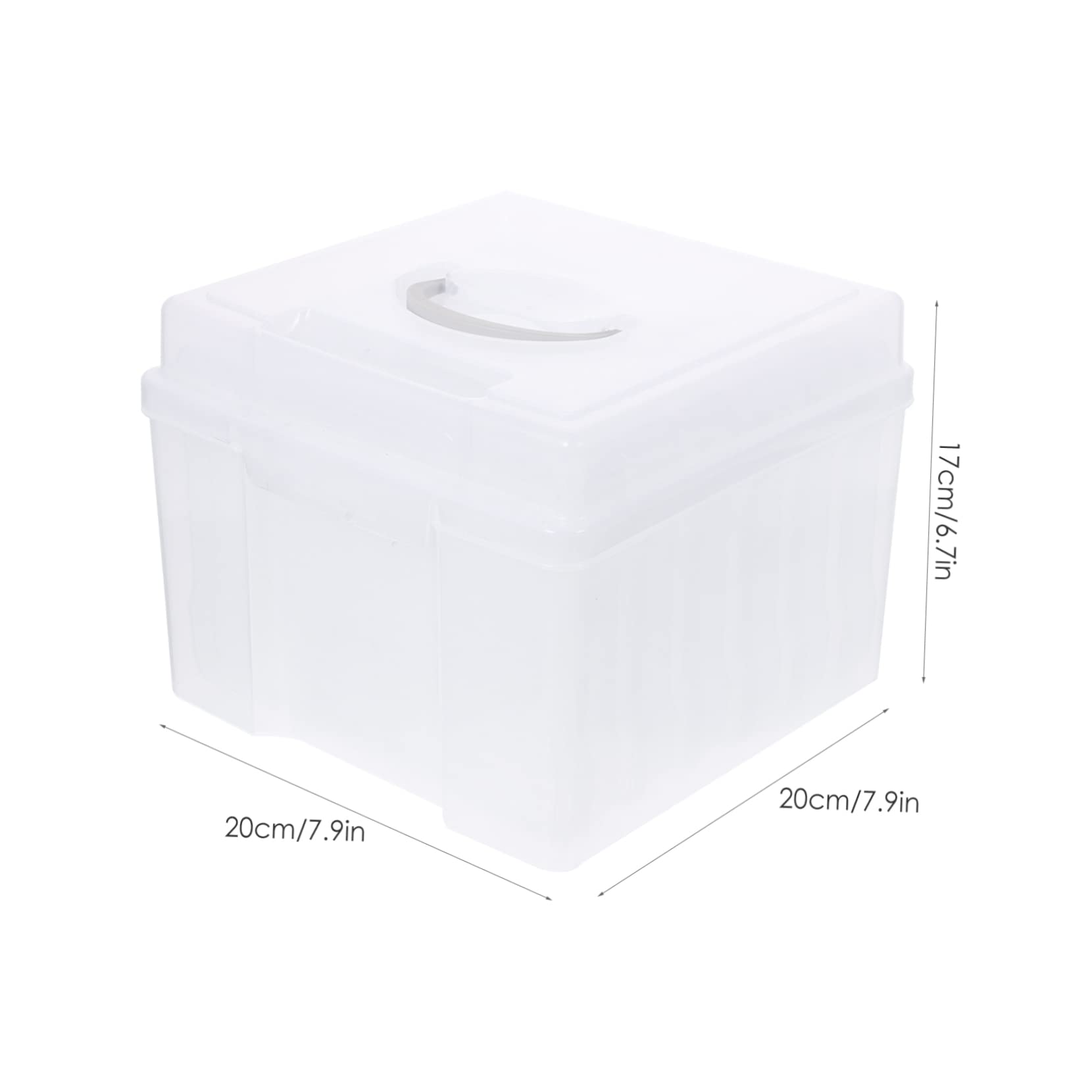 Fotobox Fotoaufbewahrungsbox Fotoorganizer mit Grußkartenorganizer Aufbewahrungsbox für Fotos Karten und Kleine Gegenstände